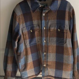 Men’s Wool lined shirt-coat